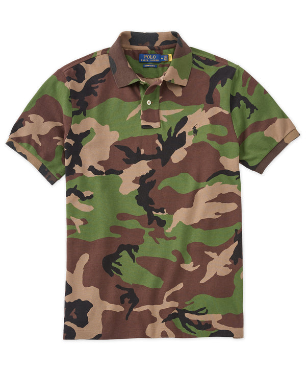 Polo Ralph Lauren Short-Sleeve Camouflage Animated Mesh Polo