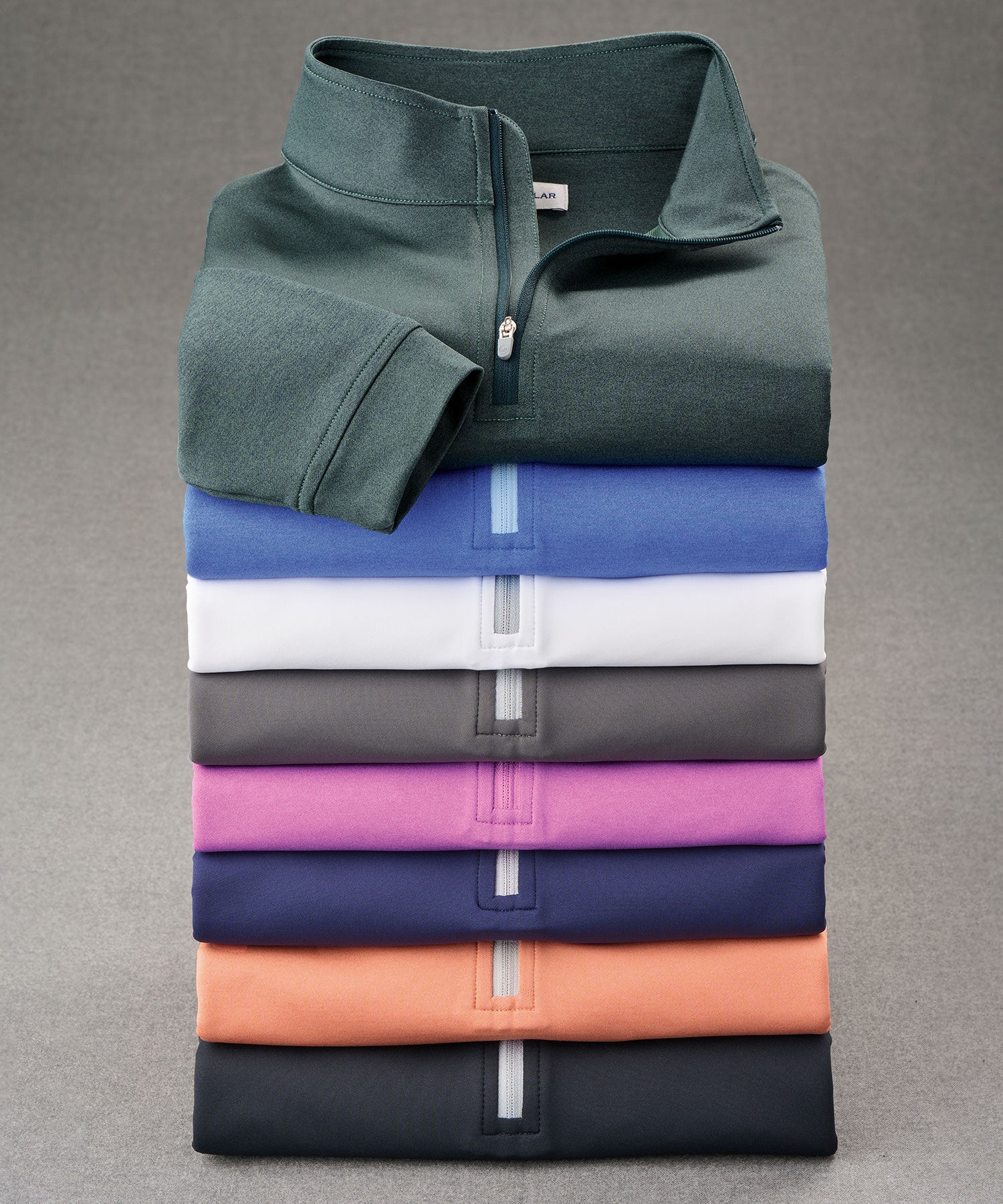 Proper Cloth Charcoal Quarter Zip Pullover