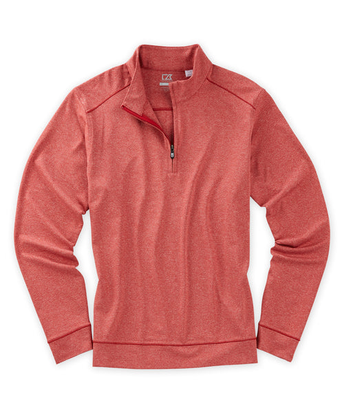 Boston Red Sox Cutter & Buck Mainsail Sweater-Knit Hoodie Womens Full Zip Jacket