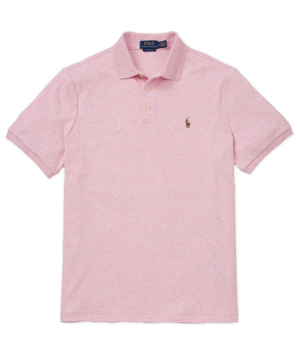 Polo Ralph Lauren Short Sleeve Classic Fit Soft Touch Pima Cotton Polo Shirt, Men's Big & Tall