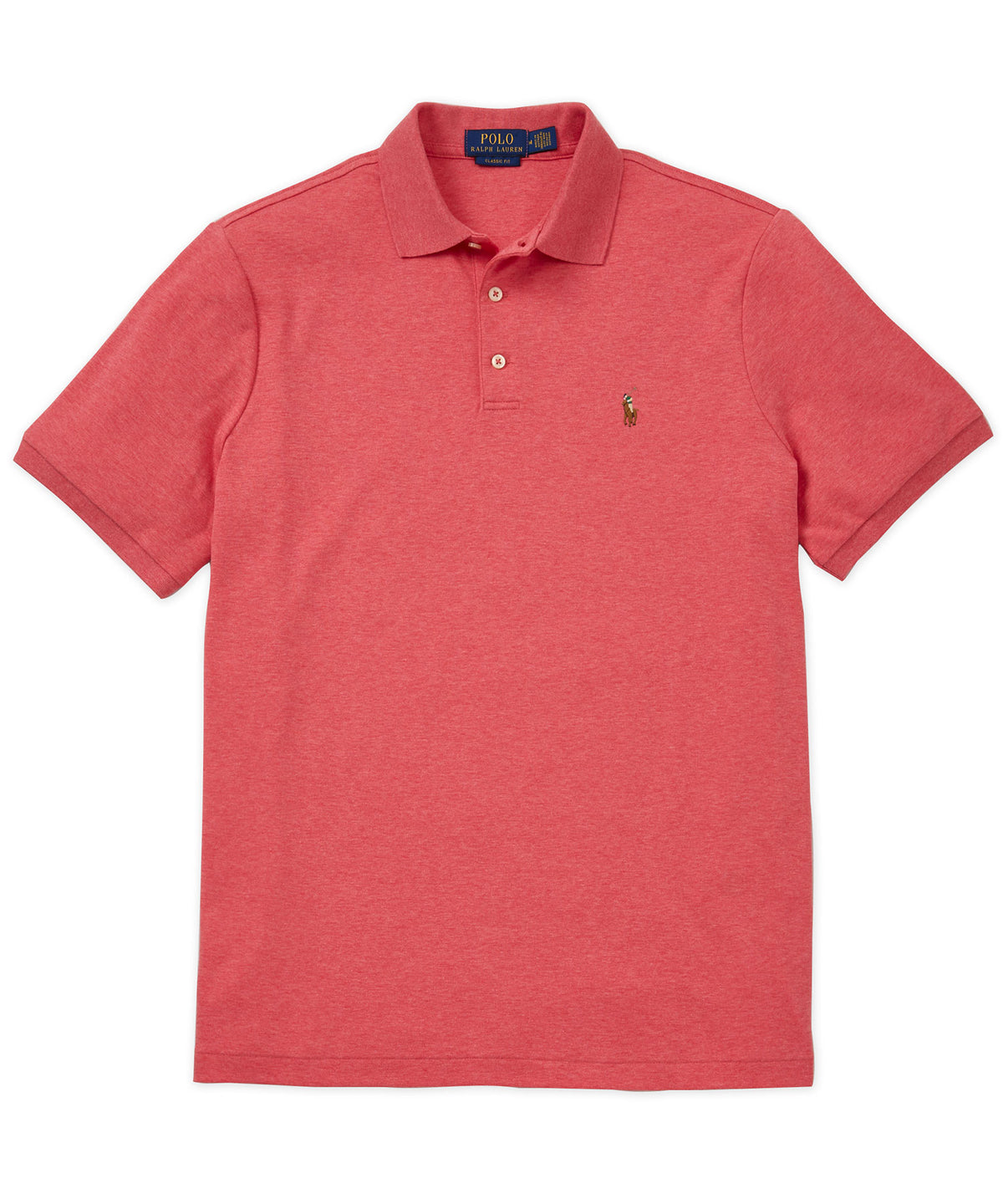 Polo Ralph Lauren Short Sleeve Classic Fit Soft  Touch Pima Cotton Polo Shirt, Men's Big & Tall