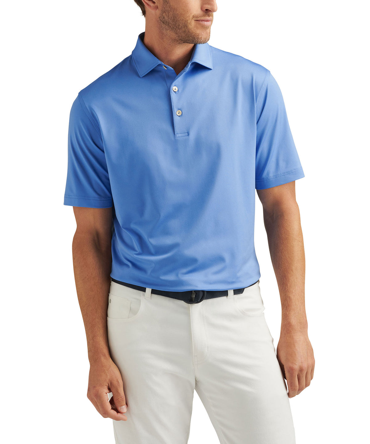 Peter Millar Solid Stretch Jersey Performance Polo Shirt, Men's Big & Tall