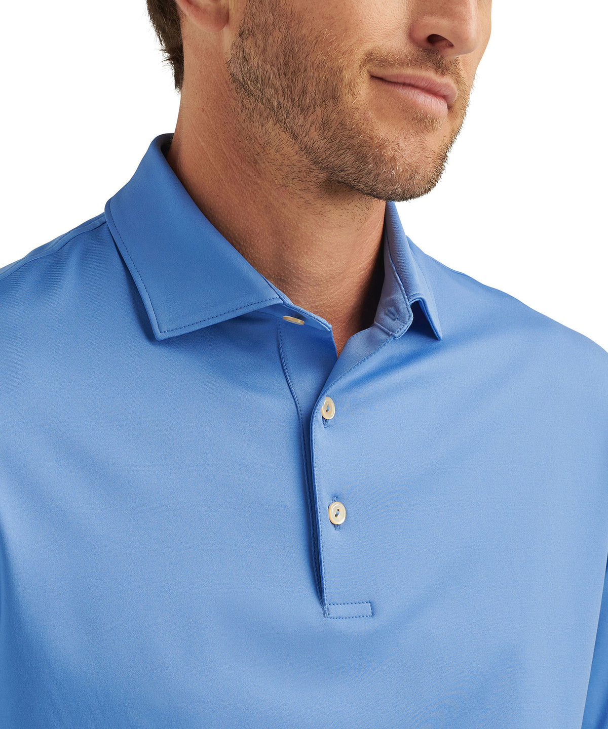 Peter Millar Solid Stretch Jersey Performance Polo Shirt, Men's Big & Tall