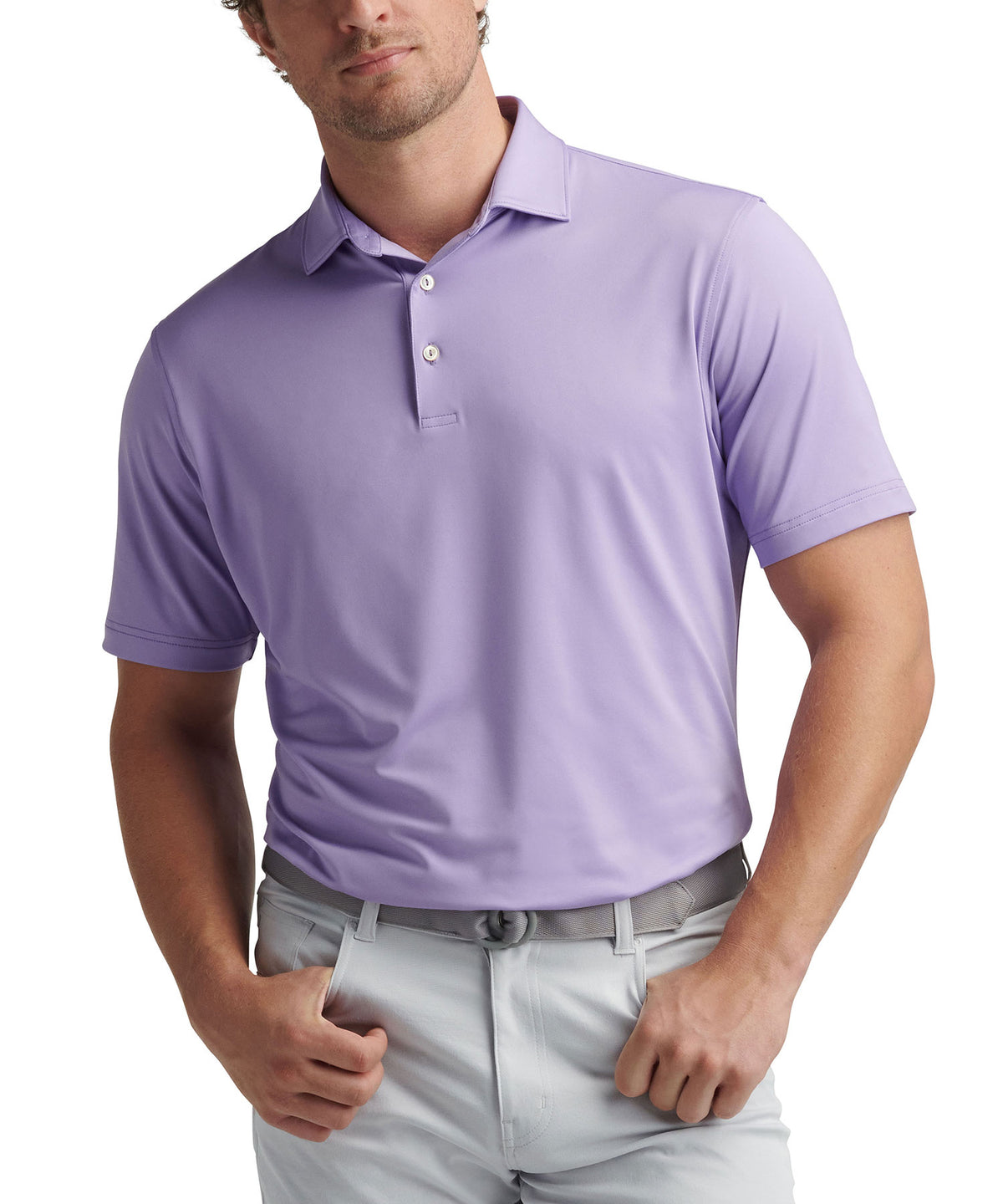 Peter Millar Solid Stretch Jersey Performance Polo Shirt, Men's Big & Tall