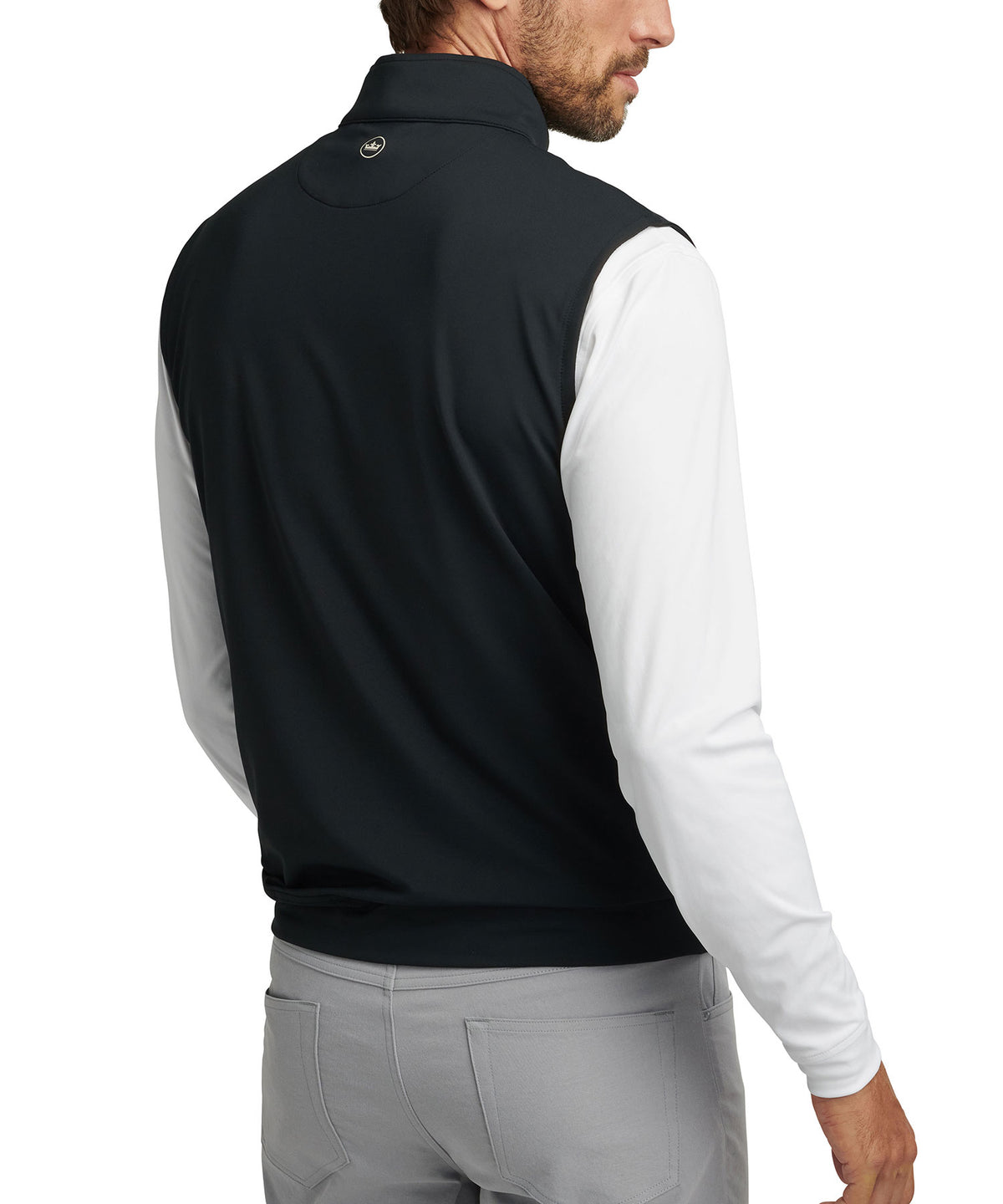 Peter Millar Galway Stretch Terry Quarter-Zip Vest, Men's Big & Tall