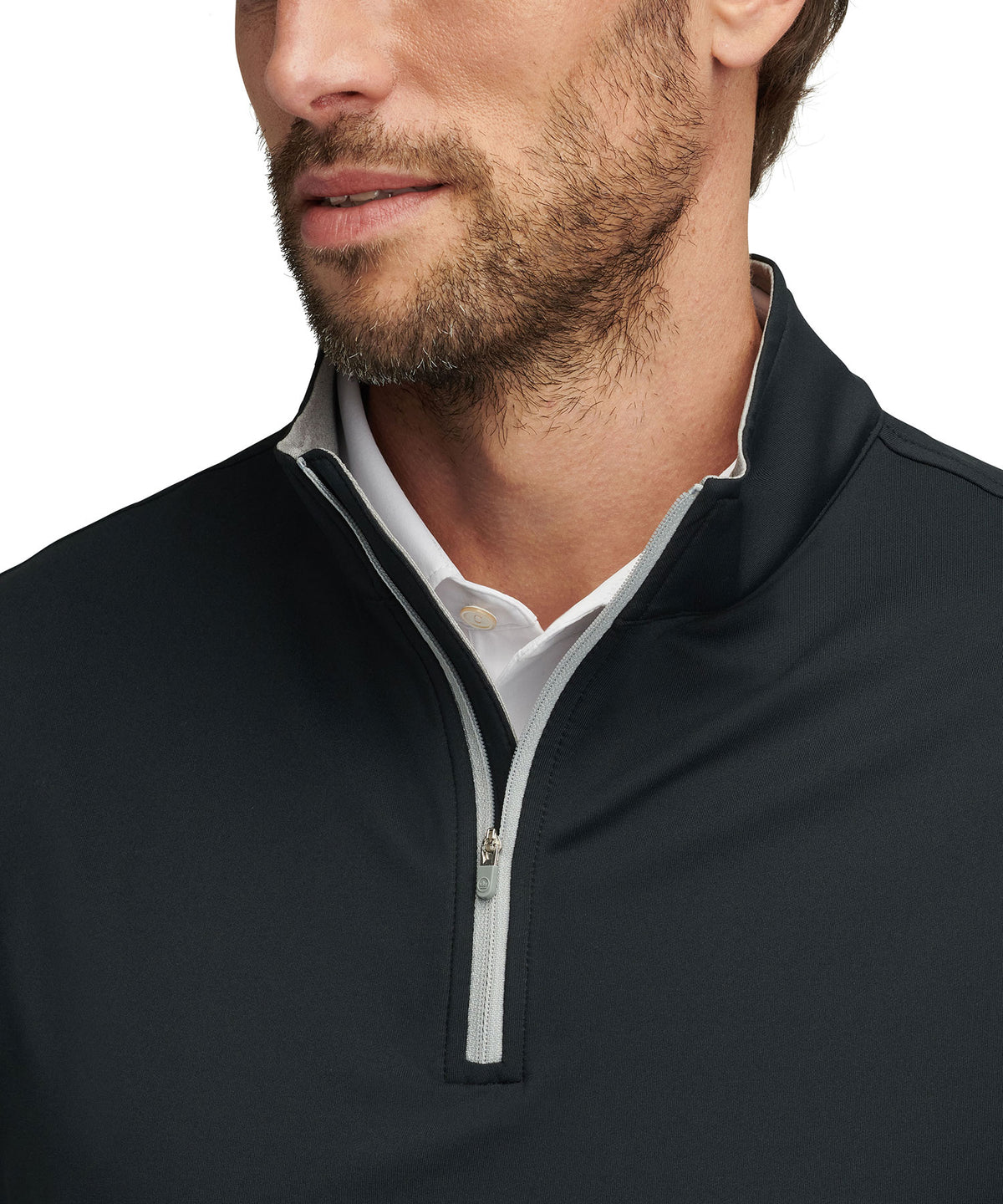 Peter Millar Galway Stretch Terry Quarter-Zip Vest, Men's Big & Tall