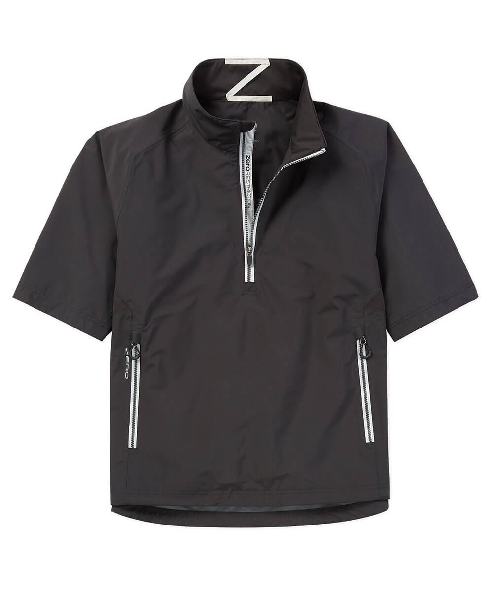 Zero Restriction Half-Sleeve Waterproof Quarter-Zip Jacket