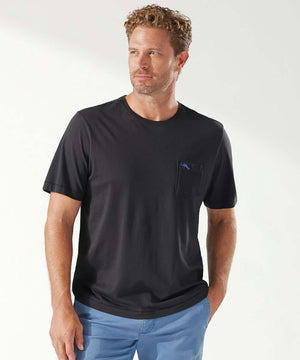 Tommy Bahama Short Sleeve Pima Pocket Tee Shirt