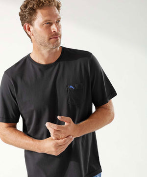 Tommy Bahama Short Sleeve Pima Pocket Tee Shirt