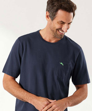 Tommy Bahama Short Sleeve Pima Pocket Tee Shirt