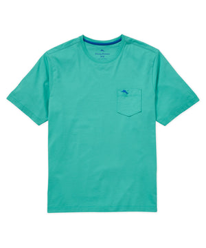 Tommy Bahama Short Sleeve Pima Pocket Tee Shirt