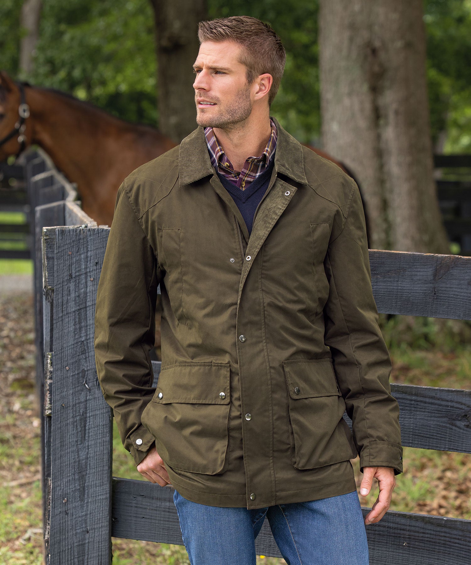 Big and tall barn coat on sale