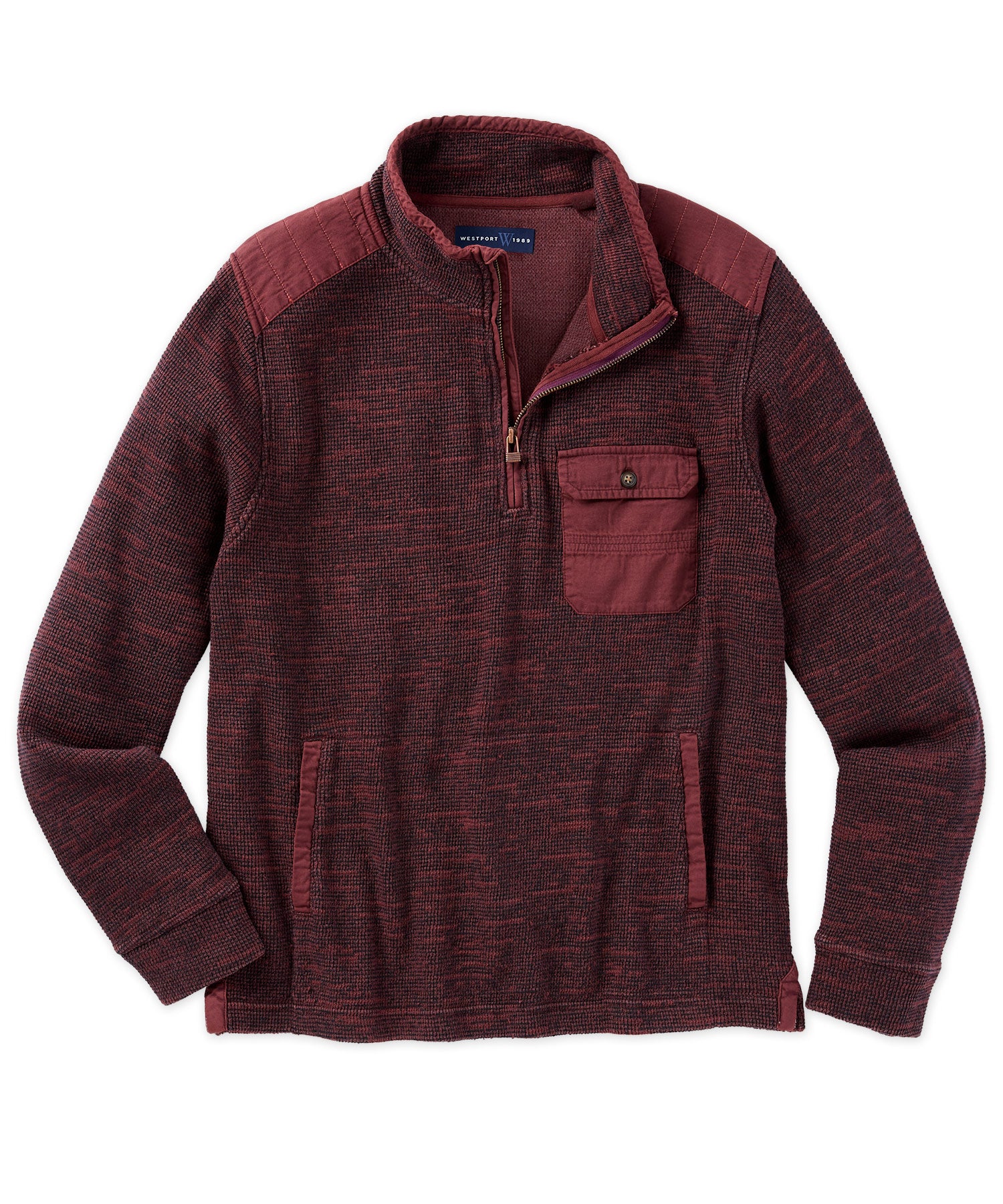 Westport Sport Bamboo Blend Performance Quarter-Zip Pullover