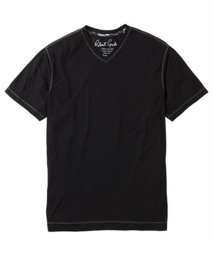 Robert Graham Short Sleeve Eastwood V-Neck T-Shirt