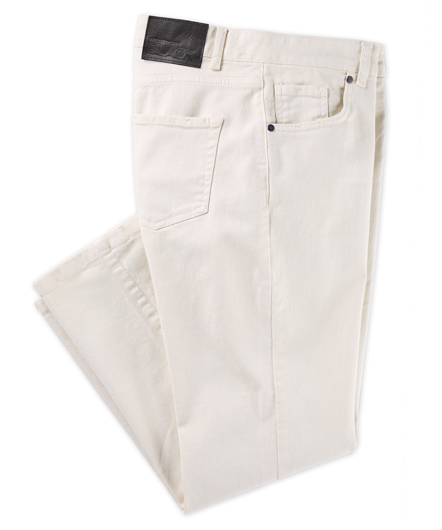 Westport Black Italian 5-Pocket Twill Jean, Men's Big & Tall