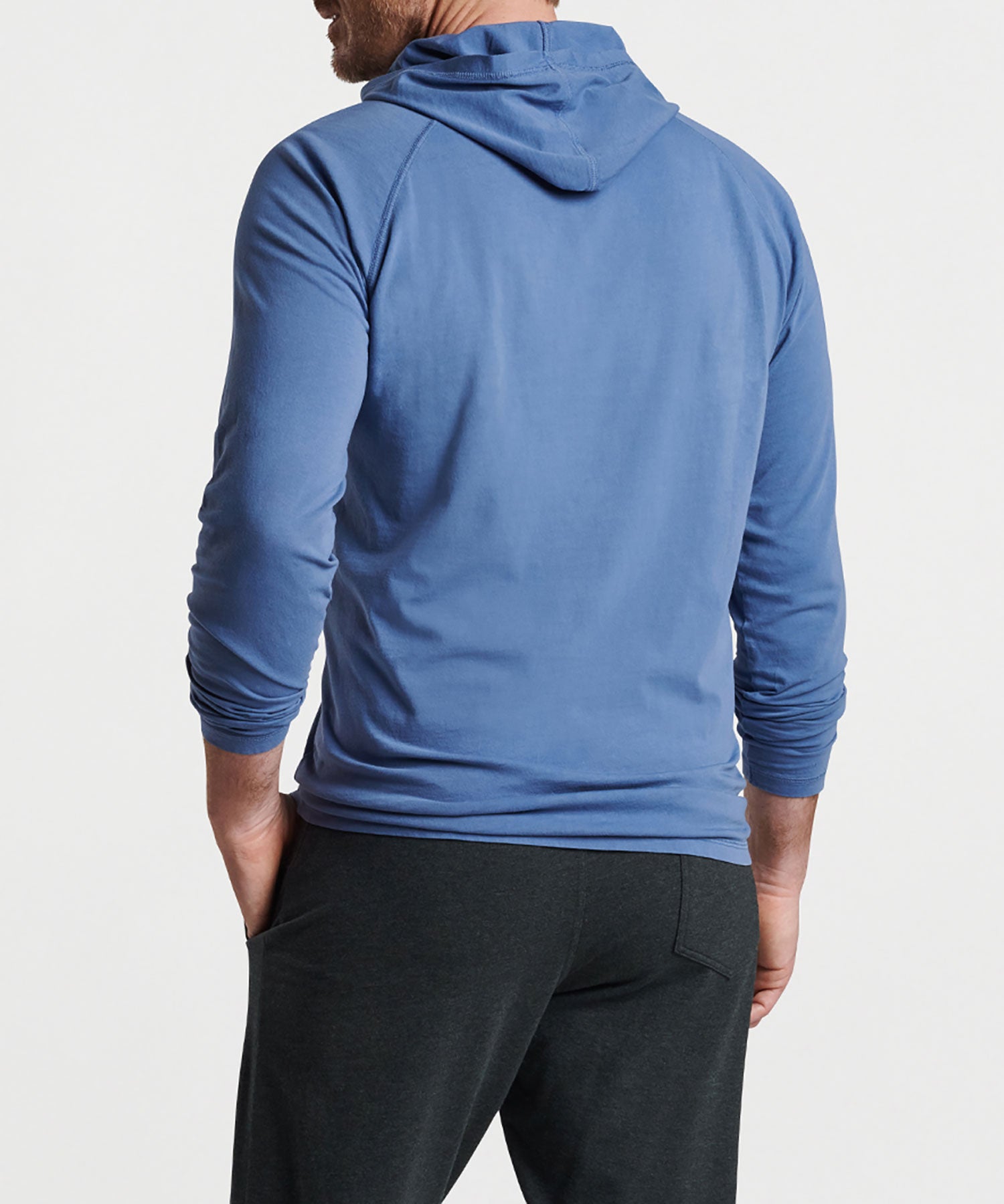 Lava Wash Garment Dyed Hoodie in Ocean Blue by Peter Millar - Hansen's  Clothing