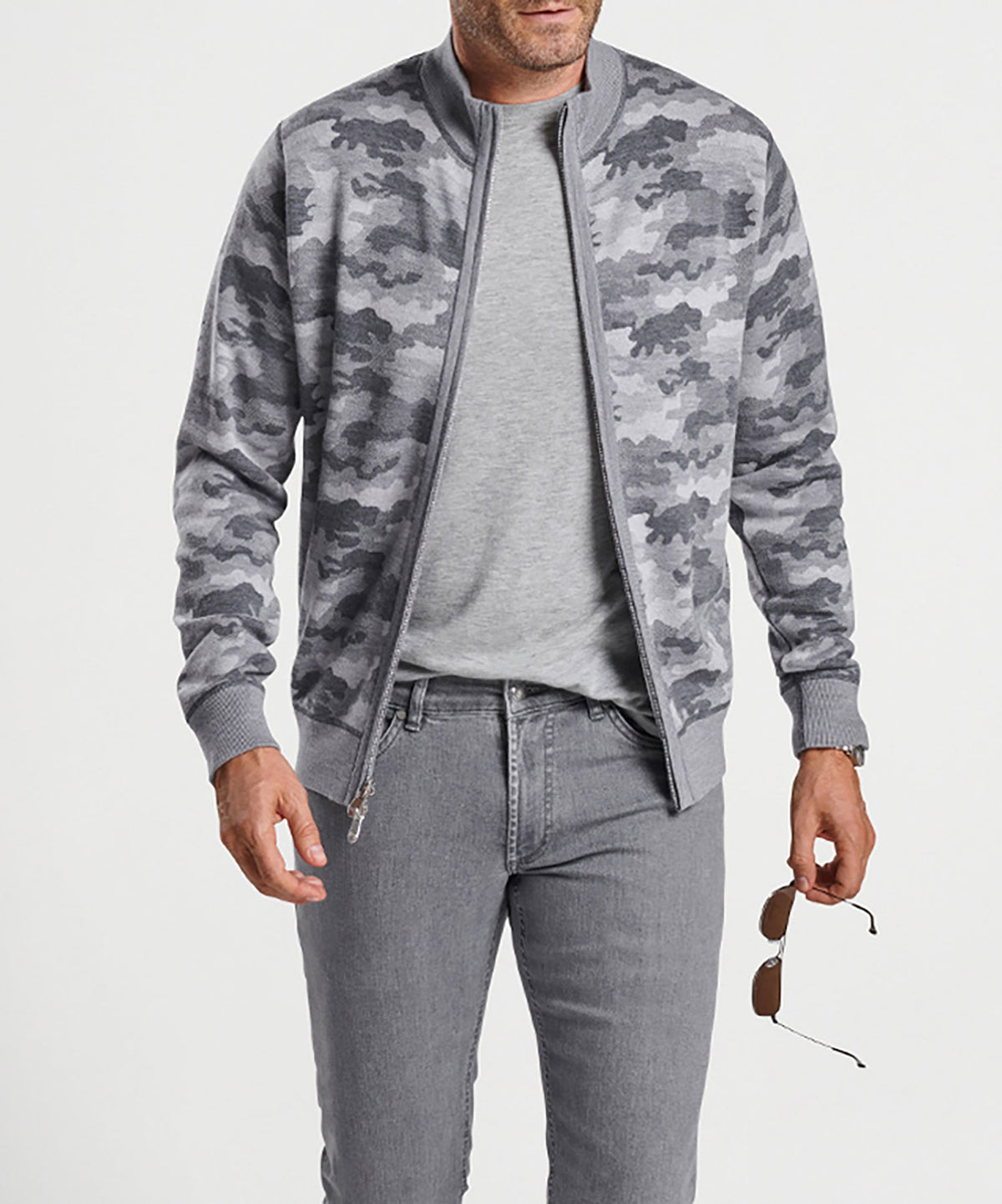 Alpine camo sales bomber jacket