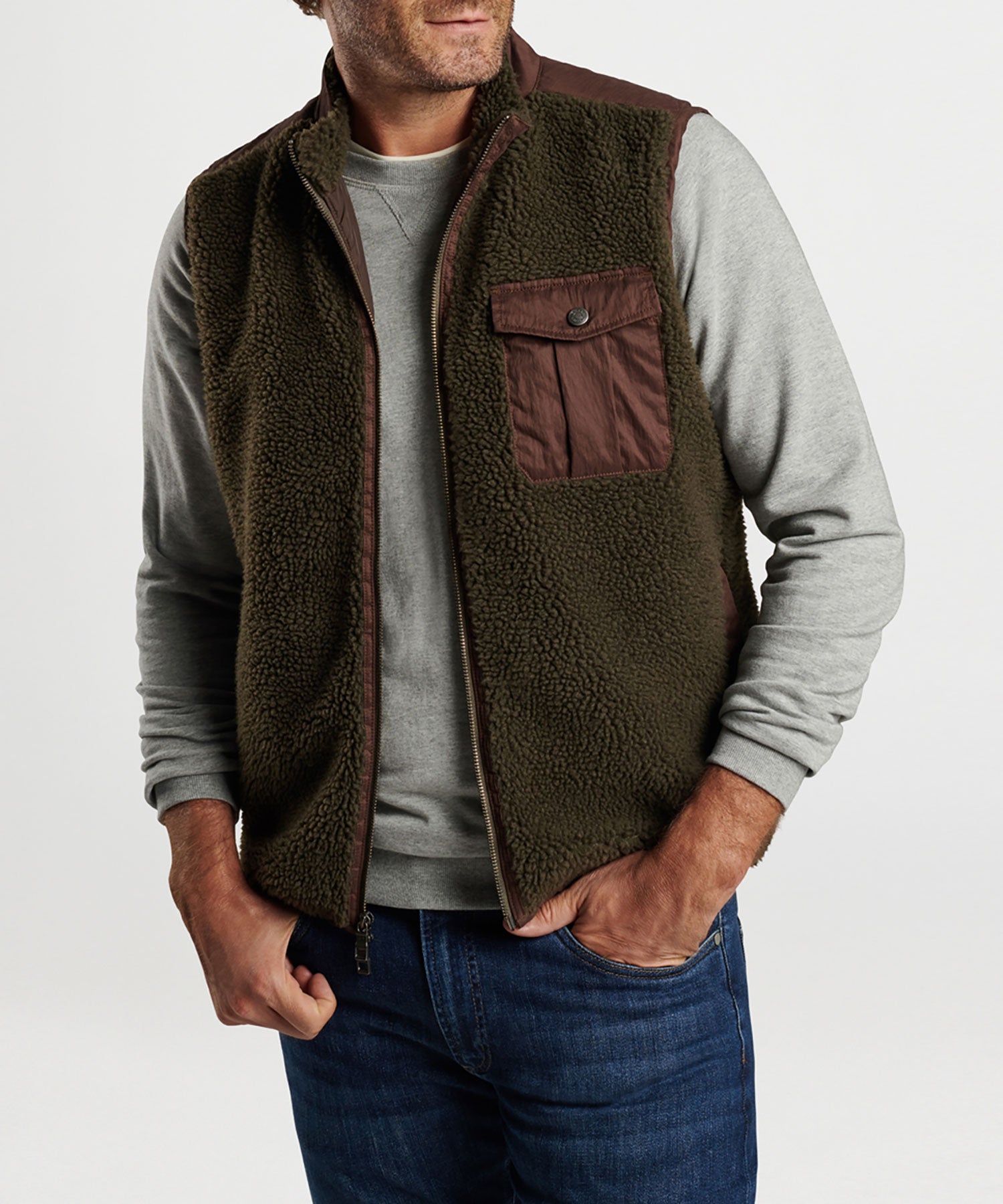 Peter Millar Pile Fleece Vest