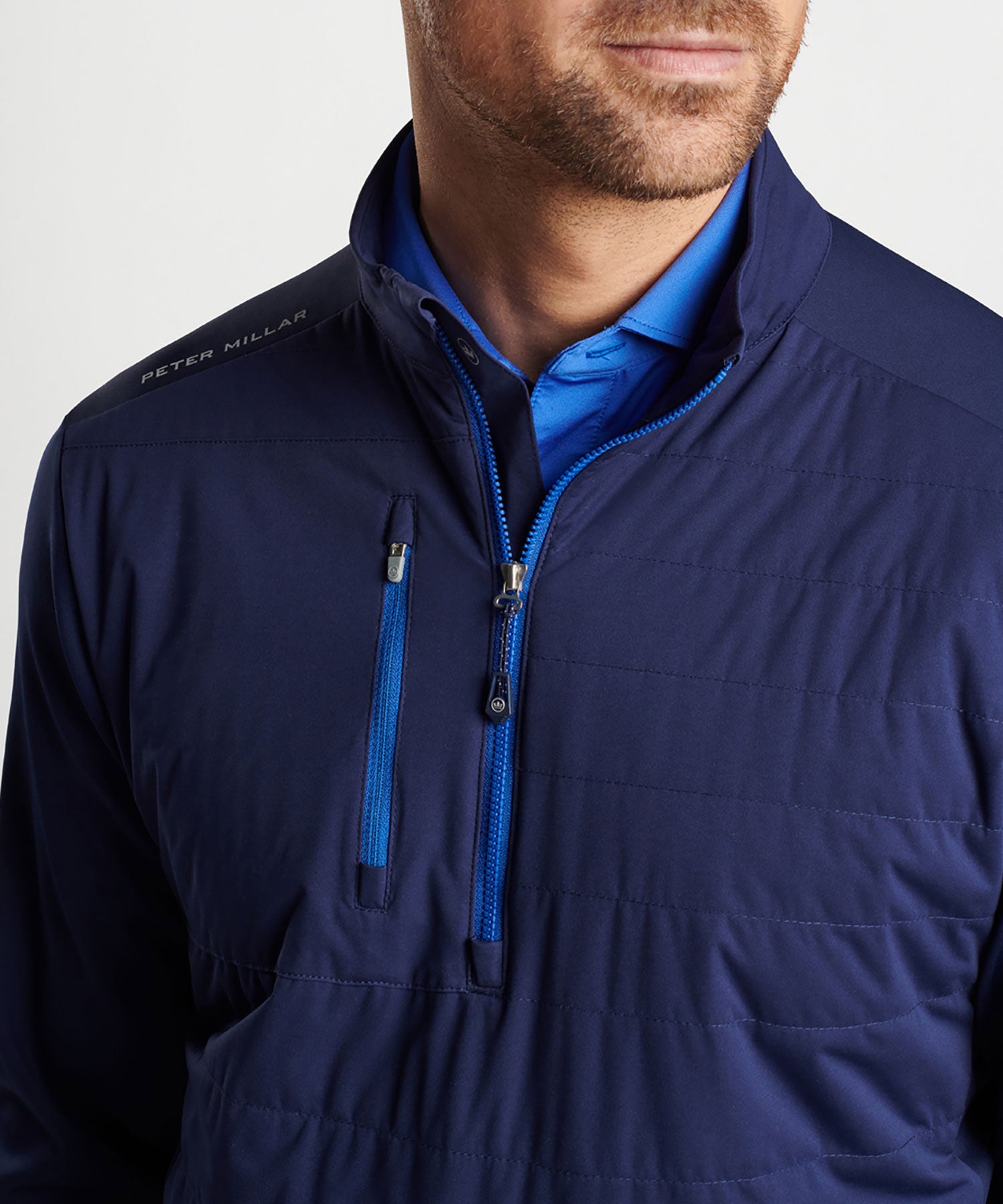  BMW Peter Millar Belfast 1/4 Zip Windblock Pullover