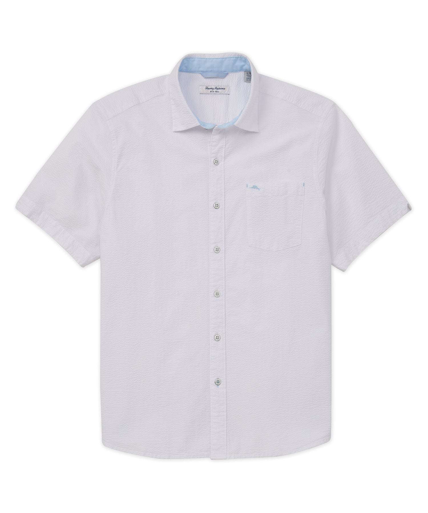 Tommy Bahama Men's Big & Tall Nova Wave Short-Sleeve Shirt - White - Size 4XLB