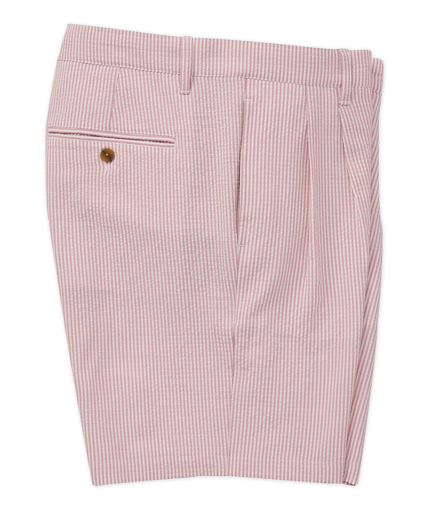 Westport Lifestyle Fairfield Pleated Seersucker Short