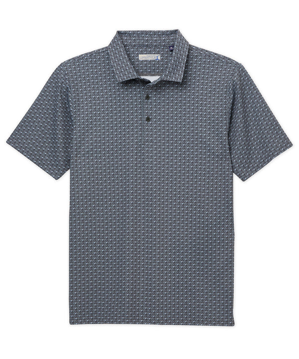 Westport Lifestyle Skull Golf Print Performance Polo Knit Shirt ...