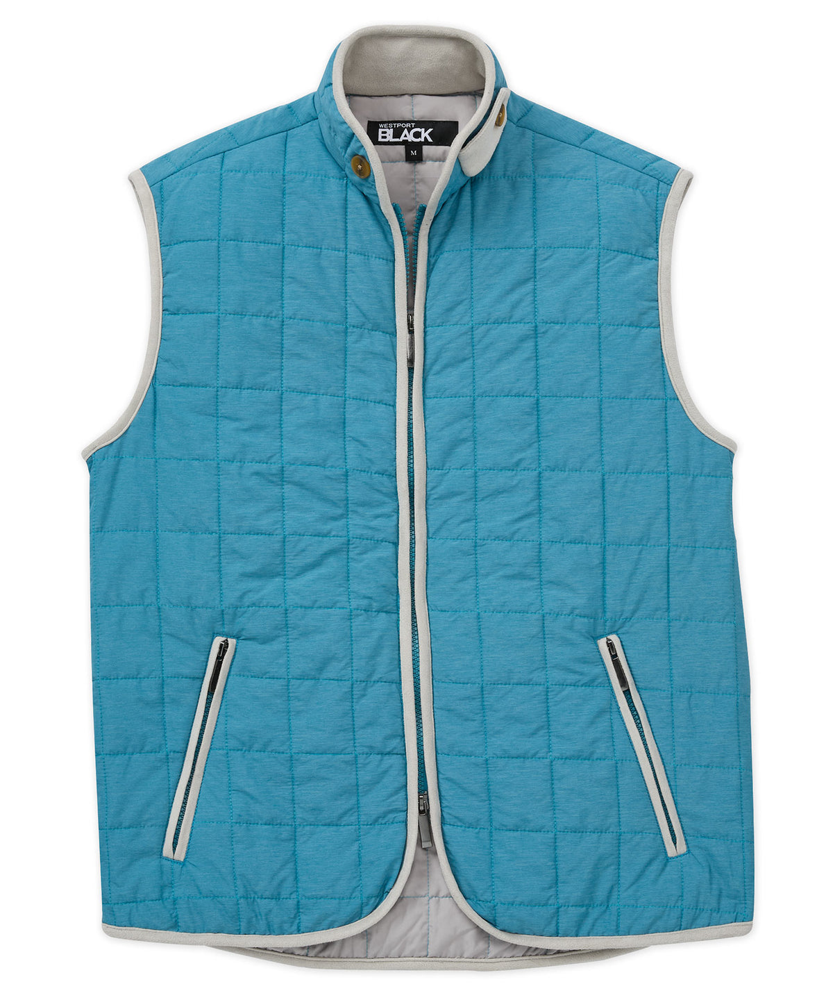 Westport Black Edgartown Quilted Vest, Men's Big & Tall