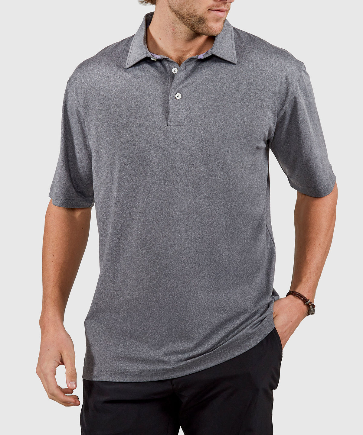 Westport Lifestyle Short Sleeve Performance Polo Knit Shirt, Men's Big & Tall