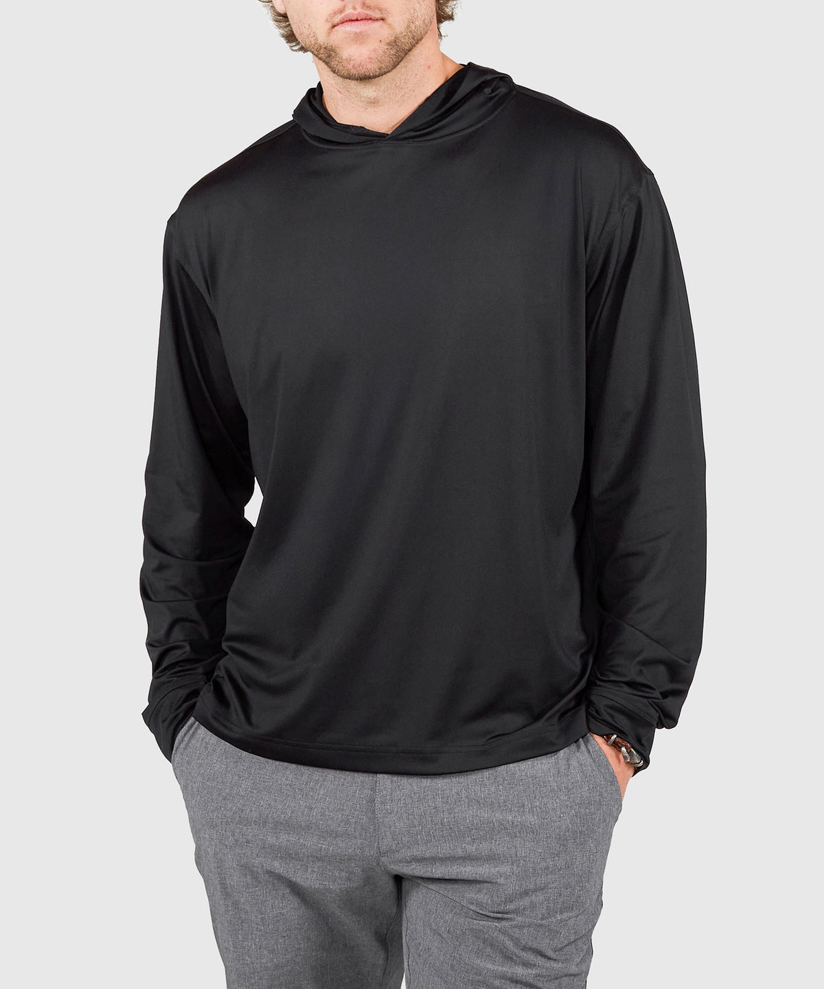 Westport Lifestyle Long Sleeve Performance Hoodie Pullover, Men's Big & Tall