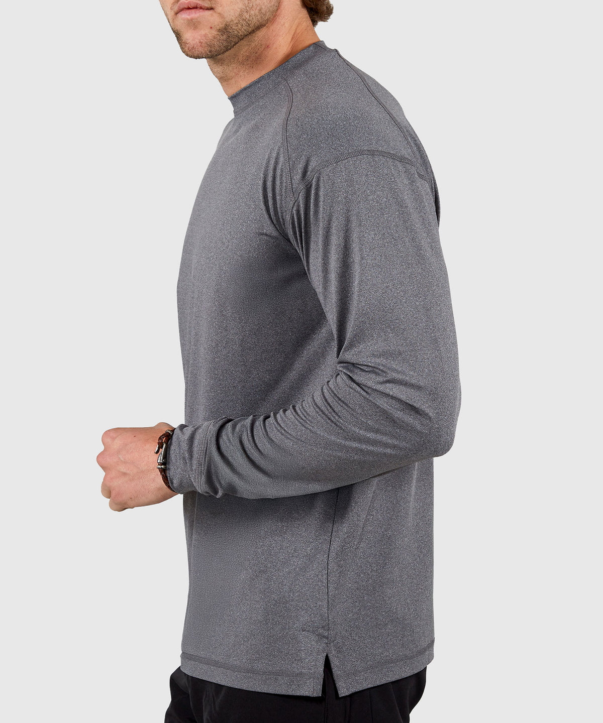 Westport Lifestyle Long Sleeve Performance Crew Neck T-Shirt, Men's Big & Tall