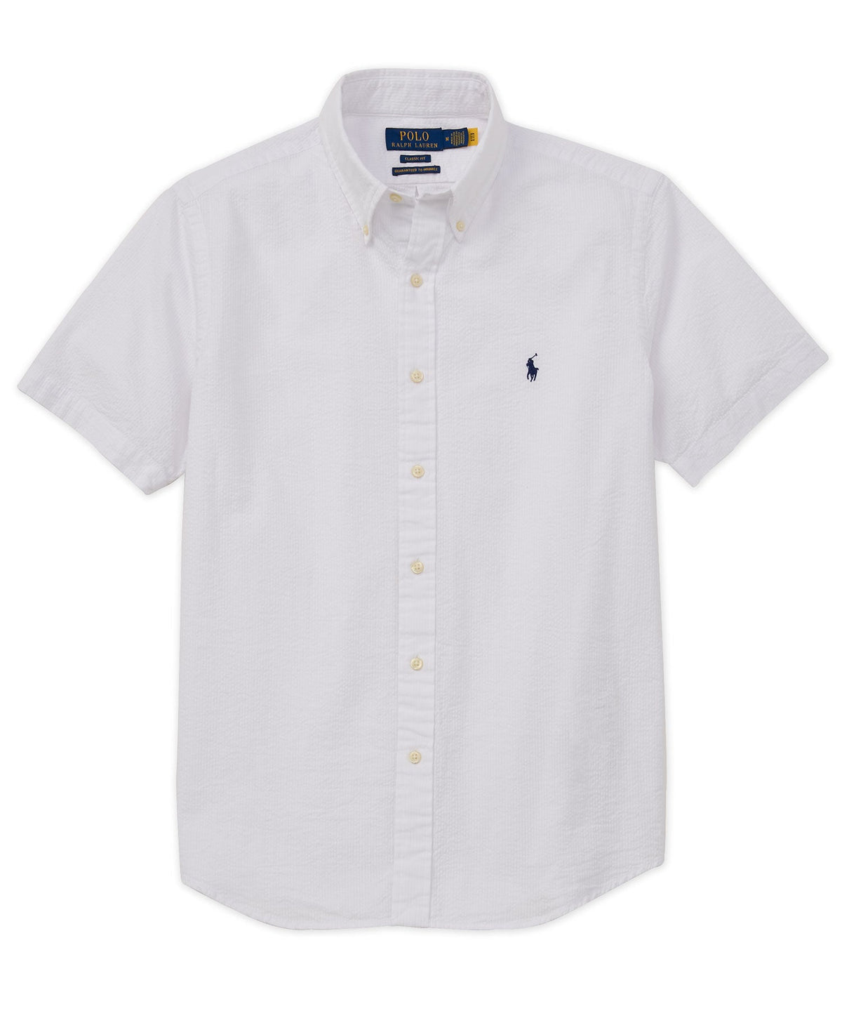 Polo Ralph Lauren Short Sleeve Seersucker Sport Shirt, Men's Big & Tall