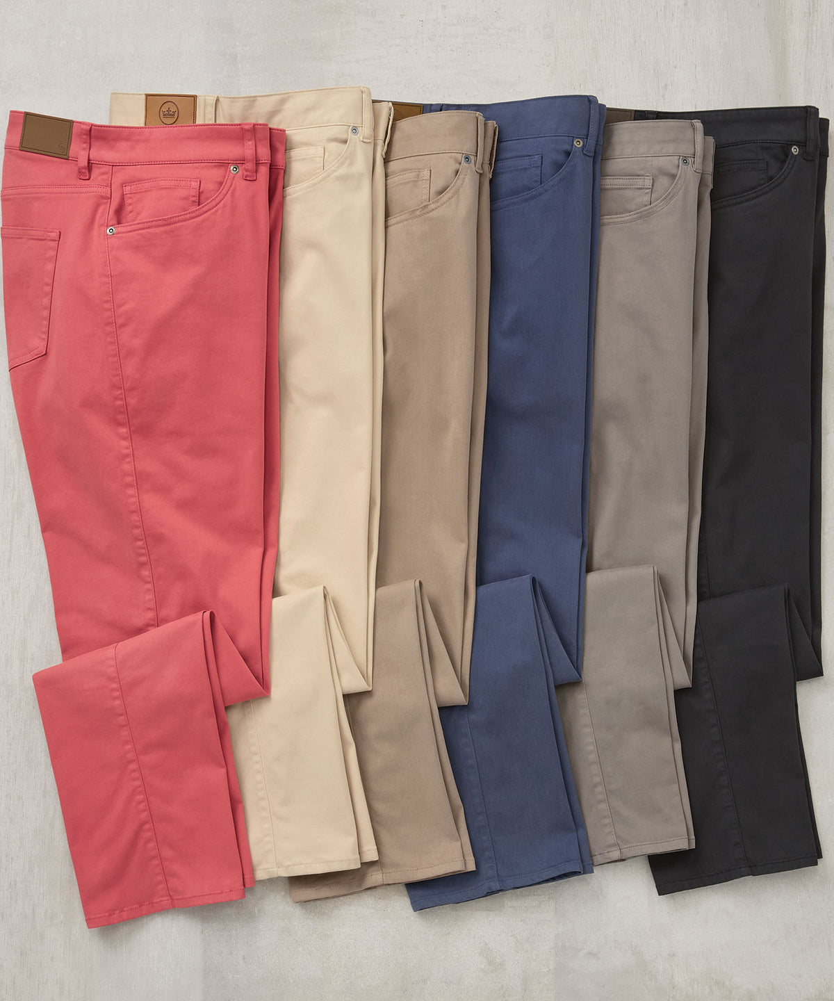 Peter Millar Signature Sateen 5-Pocket Pant, Men's Big & Tall