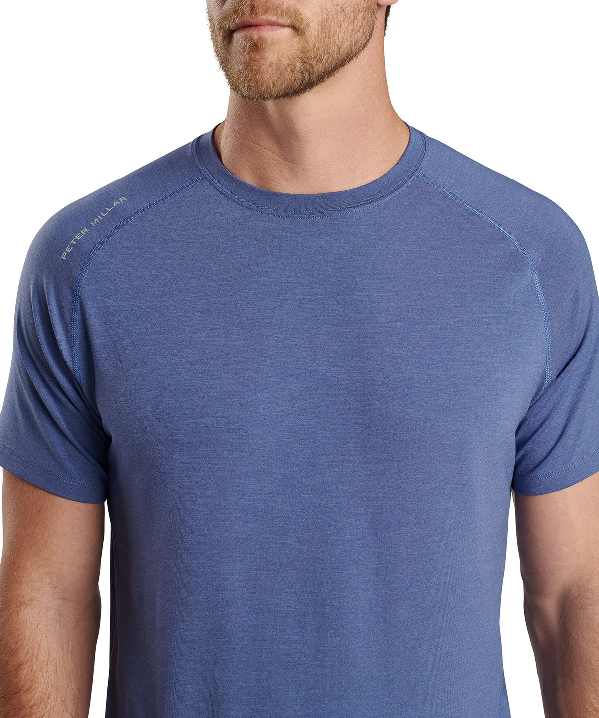 Peter Millar Short Sleeve Aurora Performance Stretch T-Shirt, Men's Big & Tall