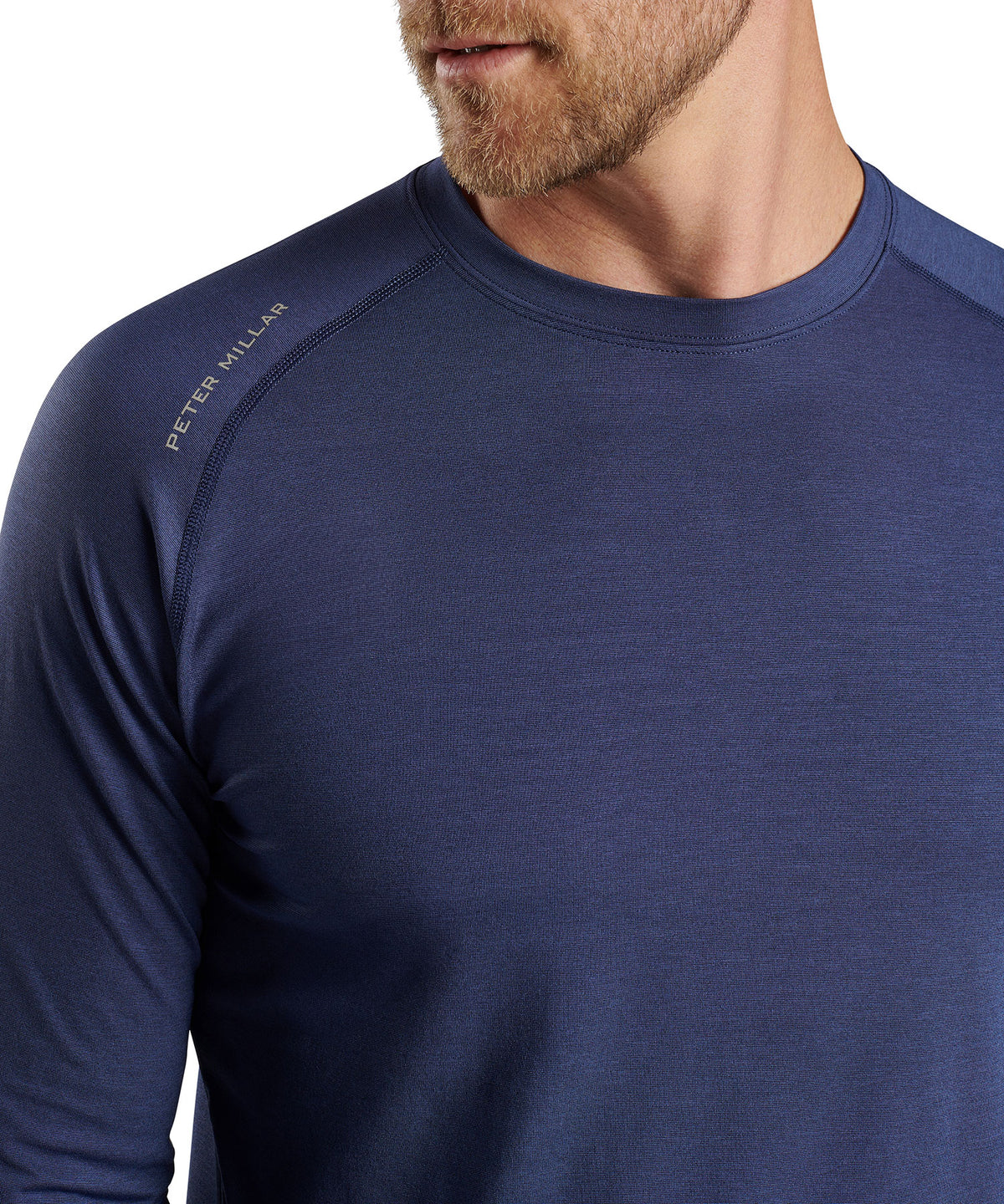 Peter Millar Long Sleeve Aurora Performance T-Shirt, Men's Big & Tall