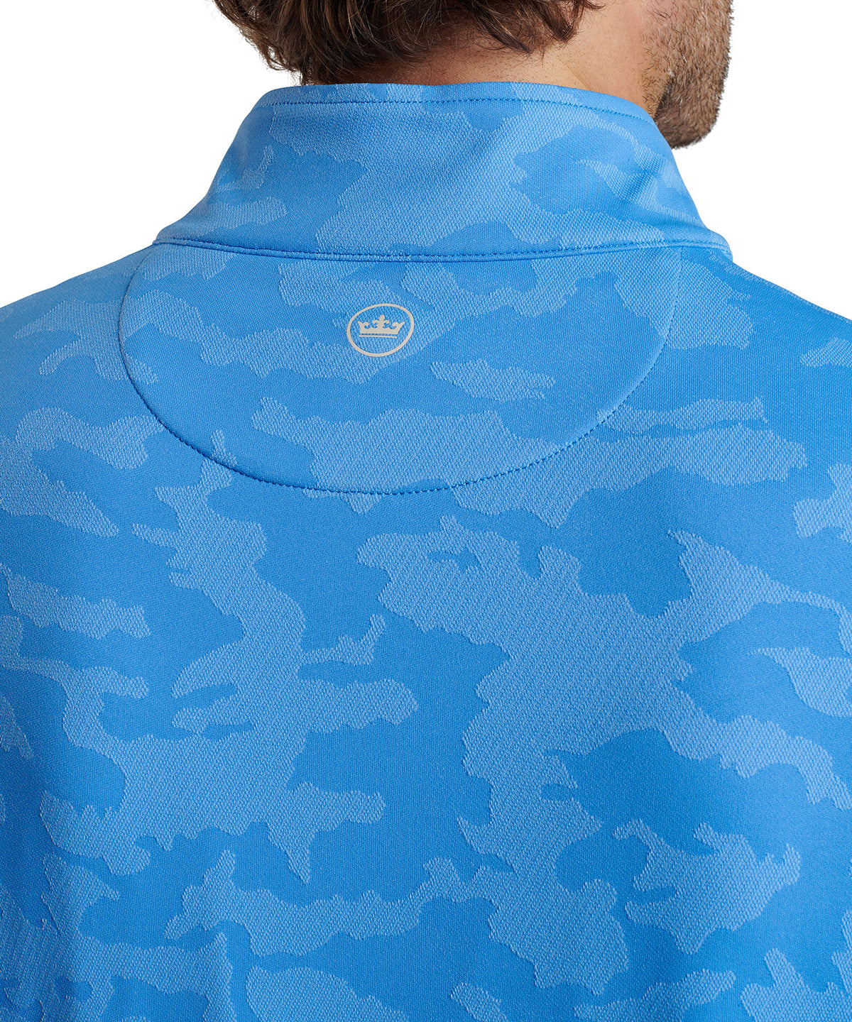 Peter Millar Camo Print Quarter Zip Pullover, Men's Big & Tall