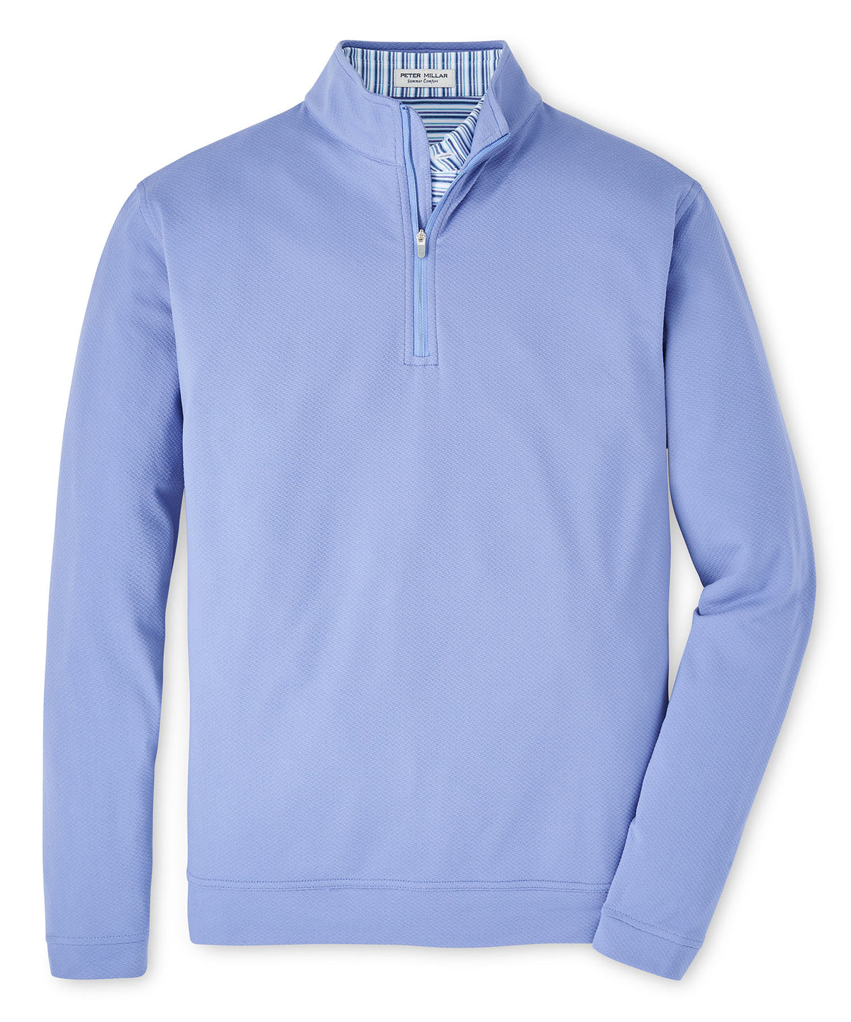 Peter Millar Crosshatch Print Perth Quarter Zip Pullover, Men's Big & Tall