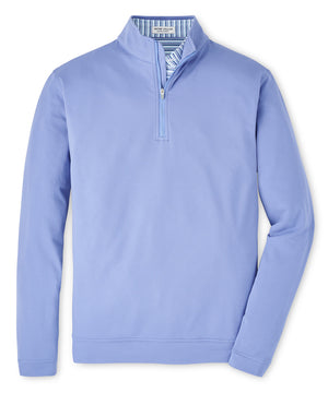 Peter Millar Crosshatch Print Perth Quarter Zip Pullover