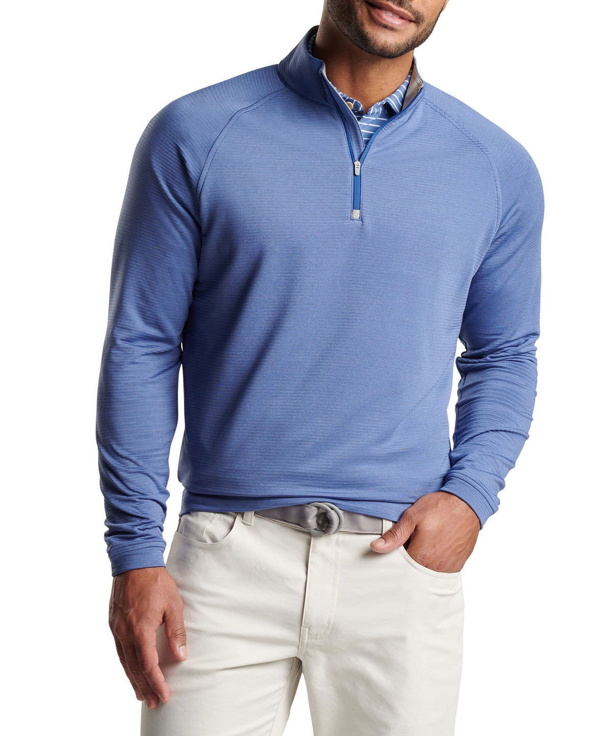 Peter Millar Beaumont Quarter Zip Pullover, Men's Big & Tall