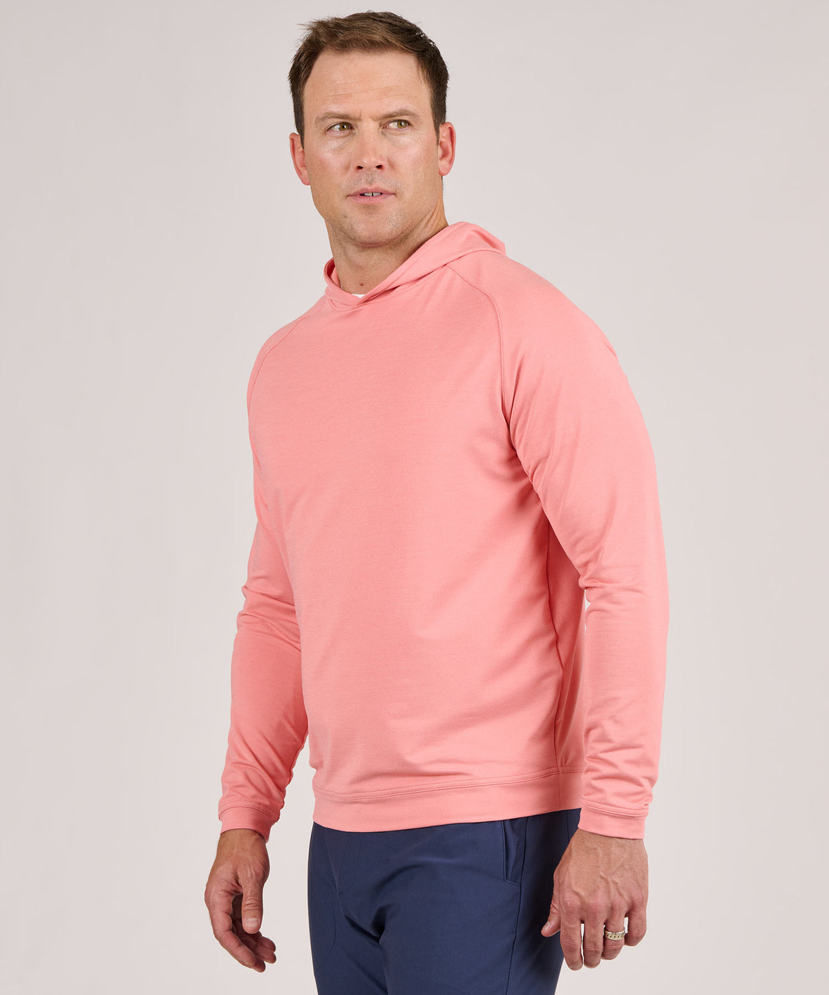 Peter Millar Pine Performance Hoodie Pullover, Men's Big & Tall