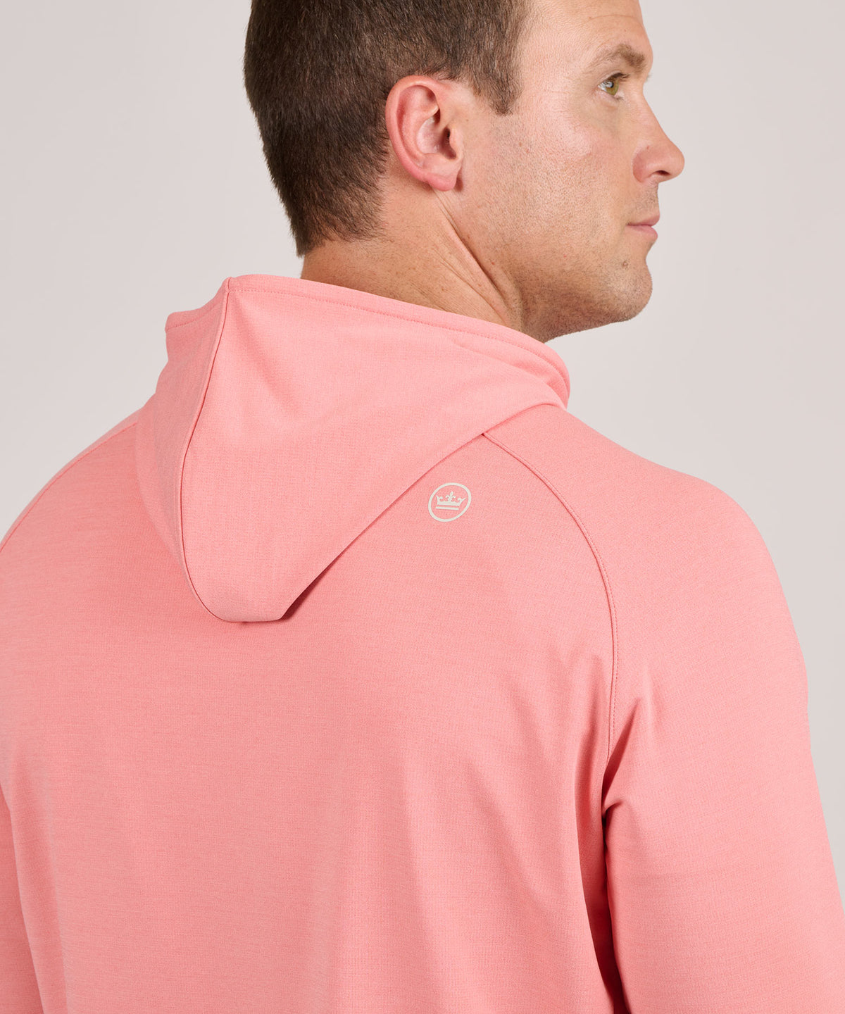 Peter Millar Pine Performance Hoodie Pullover, Men's Big & Tall