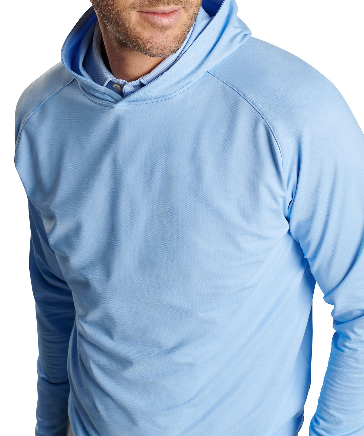 Peter Millar Pine Performance Hoodie Pullover, Men's Big & Tall