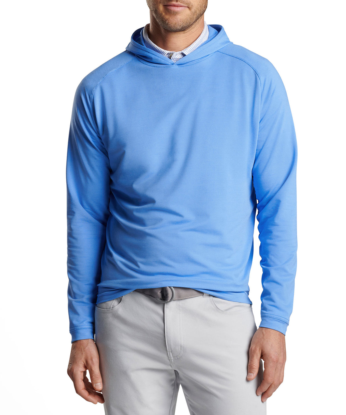 Peter Millar Pine Performance Hoodie Pullover, Men's Big & Tall