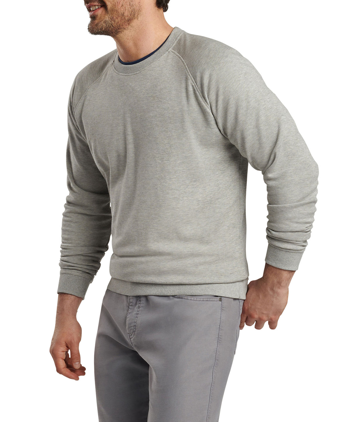 Peter Millar Crown Comfort Crew Pullover, Men's Big & Tall