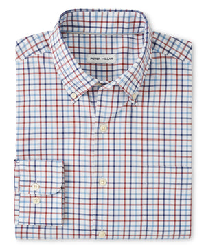 Peter Millar Long Sleeve 'Calgary' Button Down Performance Sport Shirt Sport Shirt