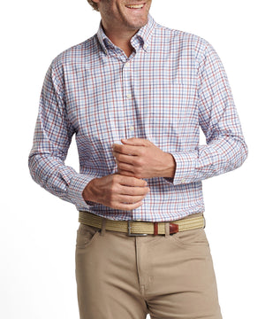 Peter Millar Long Sleeve 'Calgary' Button Down Performance Sport Shirt Sport Shirt