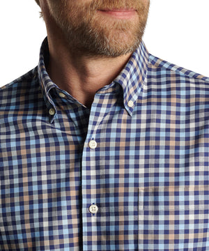 Peter Millar Long Sleeve 'Chambly' Button Down Collar Performance Sport Shirt