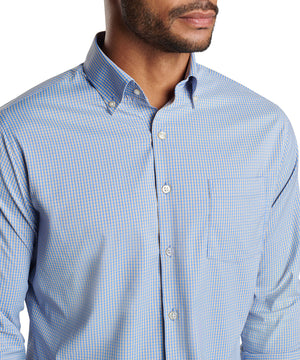 Peter Millar Long Sleeve 'Barrie' Button Down Collar Performance Sport Shirt