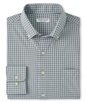 Peter Millar Long Sleeve 'Murray' Button Down Collar Performance Sport Shirt