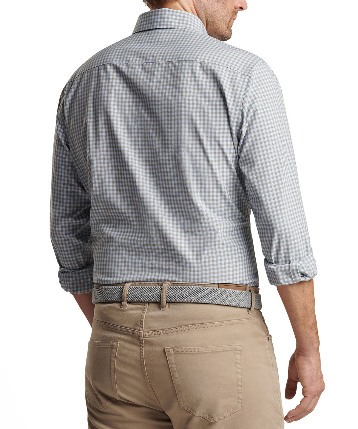 Peter Millar Long Sleeve 'Murray' Button Down Collar Performance Sport Shirt, Men's Big & Tall