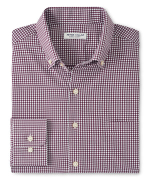 Peter Millar Long Sleeve 'Cranbrook' Button Down Collar Performance Sport Shirt